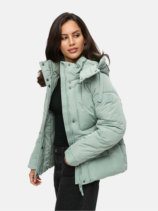 Navahoo Damen Steppjacke Zauberlicht mit Fleecefutter & Kapuze - Image 5