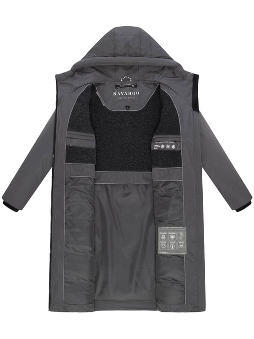 Navahoo Damen Steppmantel Herbstnebel – elegant, warm & funktional - Image 5