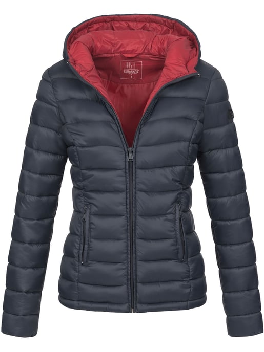 Marikoo Damen Steppjacke Lucy mit Kapuze & leichtem Futter - Image 1