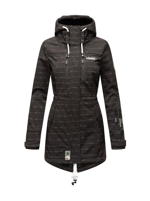 Marikoo lange Damen Steppjacke Abendsternchen mit abnehmbarer Kapuze - Image 2