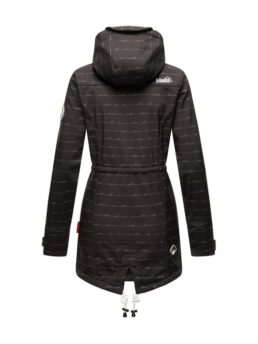 Marikoo lange Damen Steppjacke Abendsternchen mit abnehmbarer Kapuze - Image 5