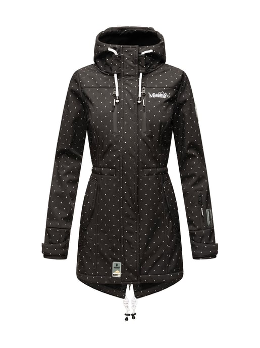 Marikoo lange Damen Steppjacke Abendsternchen mit abnehmbarer Kapuze - Image 2