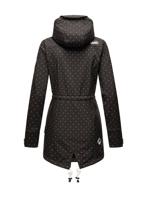 Marikoo lange Damen Steppjacke Abendsternchen mit abnehmbarer Kapuze - Image 5