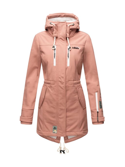 Marikoo lange Damen Steppjacke Abendsternchen mit abnehmbarer Kapuze - Image 2