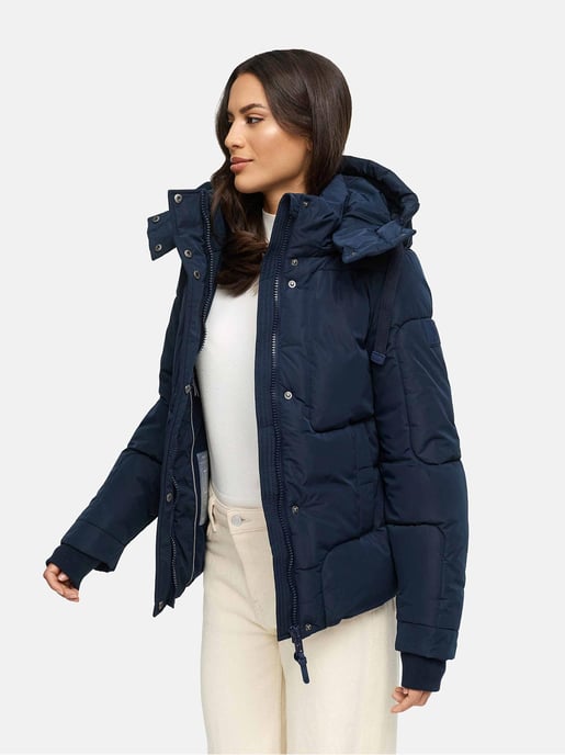 Navahoo Damen Steppjacke Zauberlicht mit Fleecefutter & Kapuze - Image 5