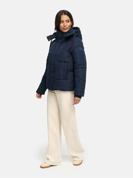 Navahoo Damen Steppjacke Zauberlicht mit Fleecefutter & Kapuze - Image 6