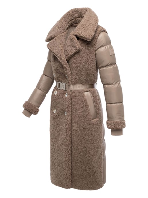 Navahoo Damen Teddymantel Kuscheltraum mit 2-in-1 Stepp-Innenteil - Image 6