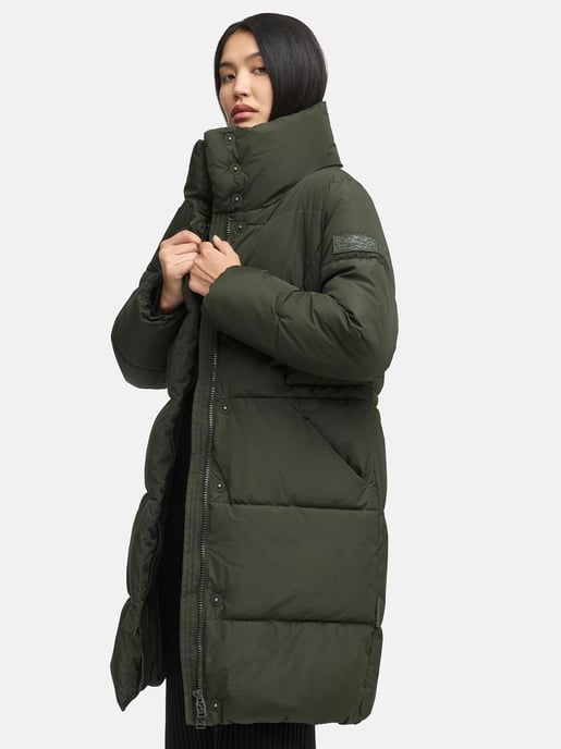 Marikoo Damen Steppjacke Yukanii mit Kapuze & Reißverschlusstaschen - Image 2