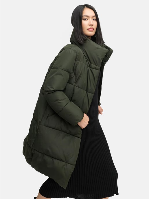 Marikoo Damen Steppjacke Yukanii mit Kapuze & Reißverschlusstaschen - Image 3