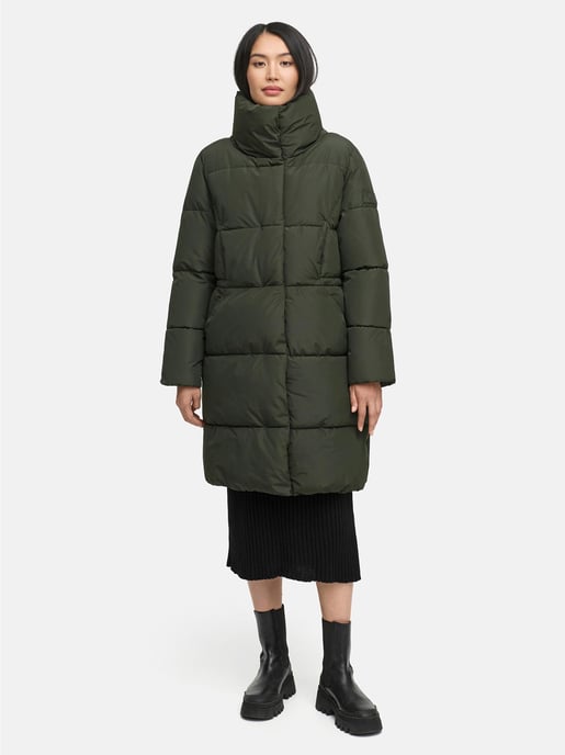 Marikoo Damen Steppjacke Yukanii mit Kapuze & Reißverschlusstaschen - Image 4