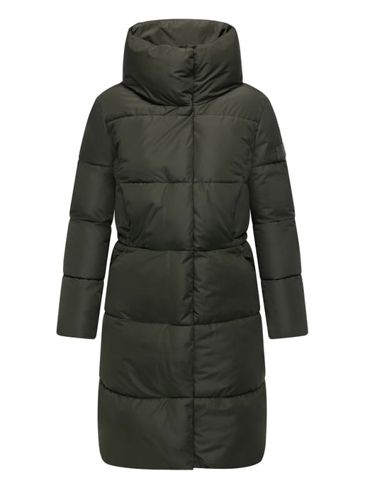 Marikoo Damen Steppjacke Yukanii mit Kapuze & Reißverschlusstaschen - Image 6