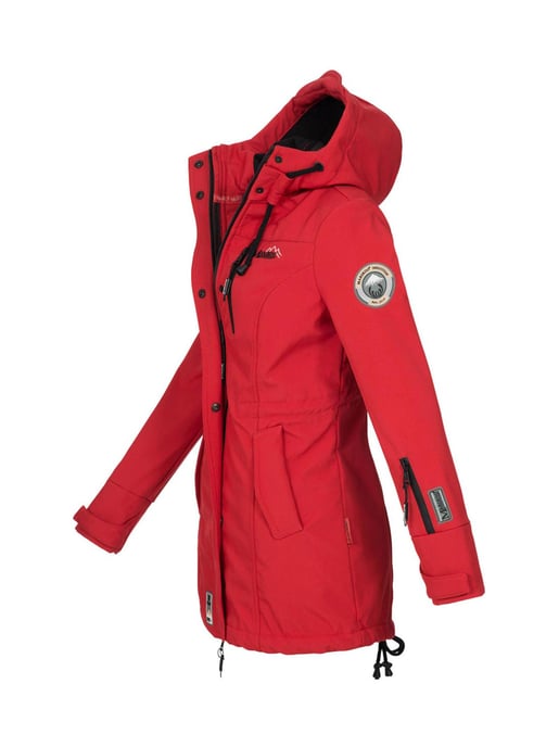 Marikoo lange Damen Steppjacke Abendsternchen mit abnehmbarer Kapuze - Image 2