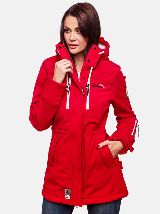 Marikoo lange Damen Steppjacke Abendsternchen mit abnehmbarer Kapuze - Image 4
