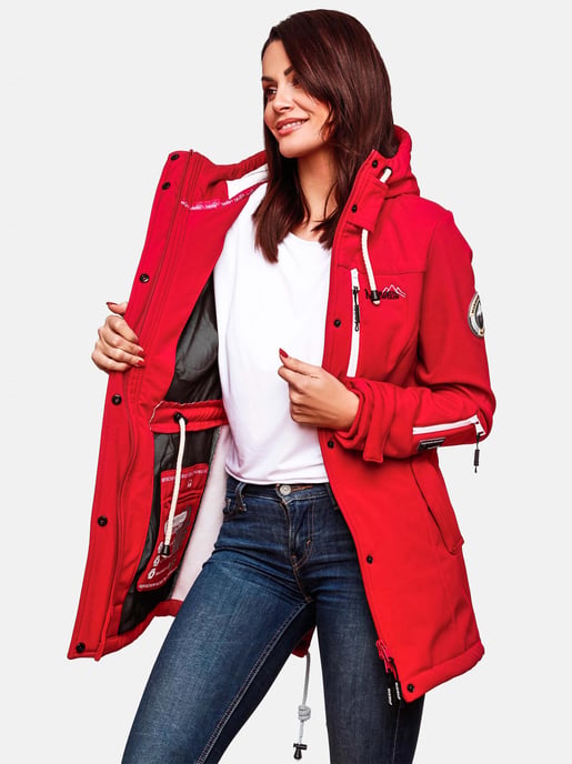 Marikoo lange Damen Steppjacke Abendsternchen mit abnehmbarer Kapuze - Image 5