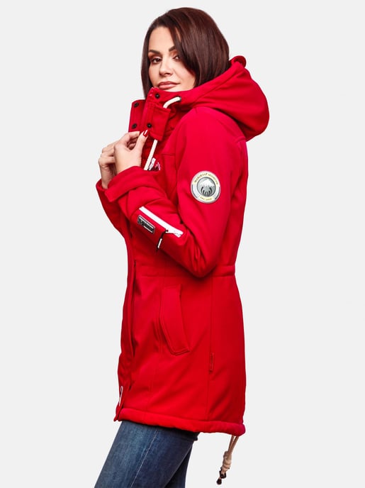 Marikoo lange Damen Steppjacke Abendsternchen mit abnehmbarer Kapuze - Image 6