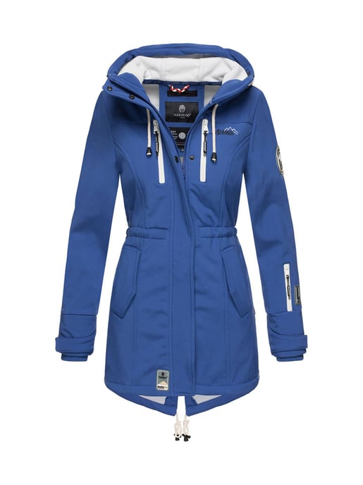 Marikoo lange Damen Steppjacke Abendsternchen mit abnehmbarer Kapuze - Image 1