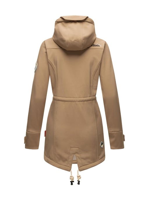Marikoo lange Damen Steppjacke Abendsternchen mit abnehmbarer Kapuze - Image 5