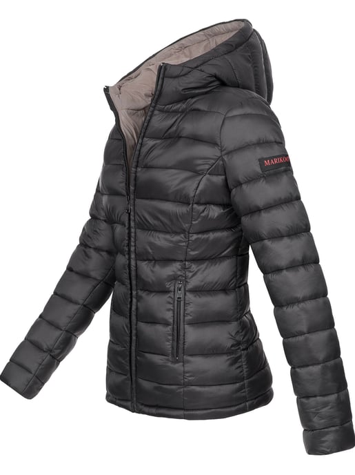 Marikoo Damen Steppjacke Lucy mit Kapuze & leichtem Futter - Image 2