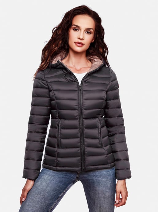 Marikoo Damen Steppjacke Lucy mit Kapuze & leichtem Futter - Image 4