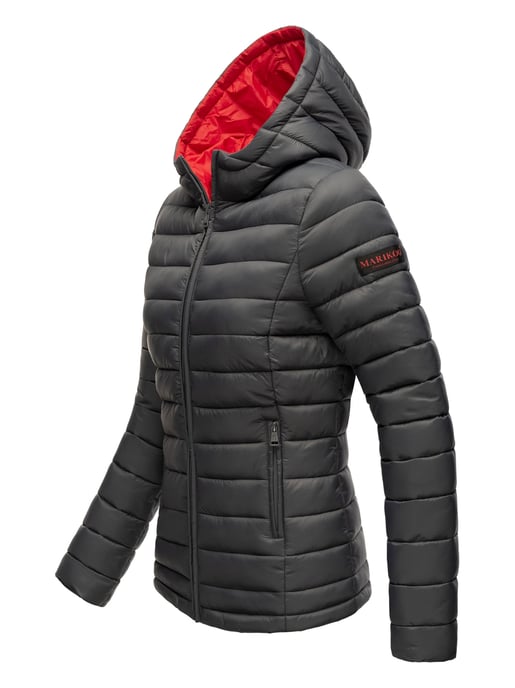 Marikoo Damen Steppjacke Lucy mit Kapuze & leichtem Futter - Image 3