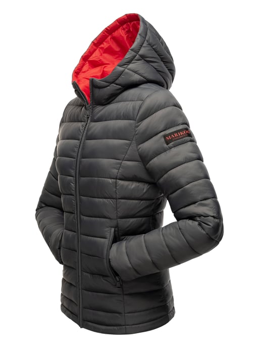 Marikoo Damen Steppjacke Lucy mit Kapuze & leichtem Futter - Image 4