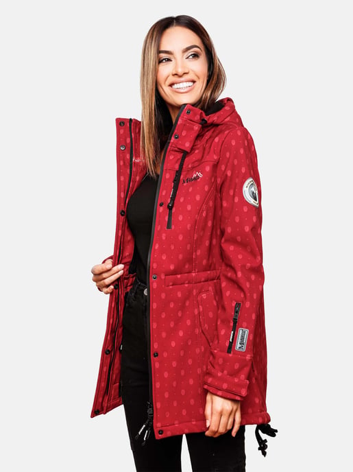 Marikoo lange Damen Steppjacke Abendsternchen mit abnehmbarer Kapuze - Image 2