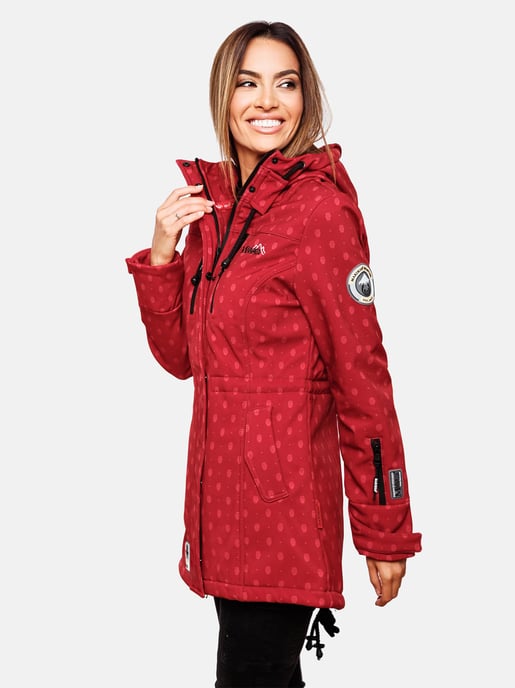 Marikoo lange Damen Steppjacke Abendsternchen mit abnehmbarer Kapuze - Image 3