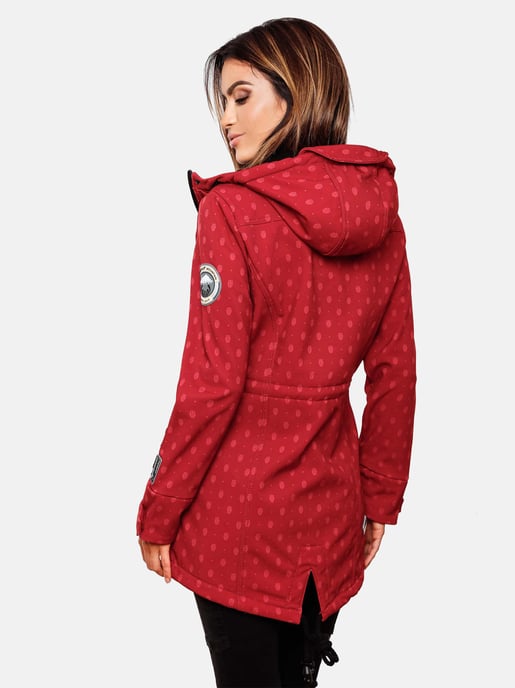 Marikoo lange Damen Steppjacke Abendsternchen mit abnehmbarer Kapuze - Image 4