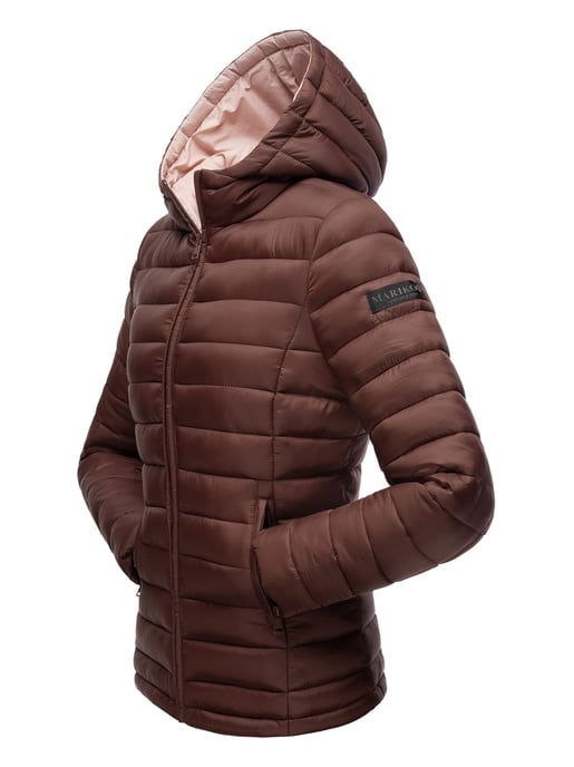 Marikoo Damen Steppjacke Lucy mit Kapuze & leichtem Futter - Image 4