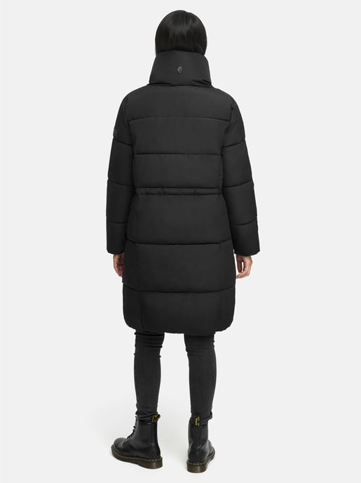 Marikoo Damen Steppjacke Yukanii mit Kapuze & Reißverschlusstaschen - Image 4