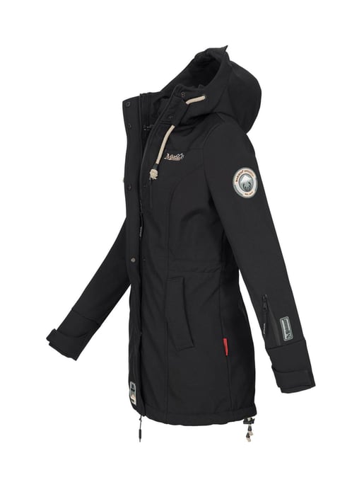 Marikoo lange Damen Steppjacke Abendsternchen mit abnehmbarer Kapuze - Image 2