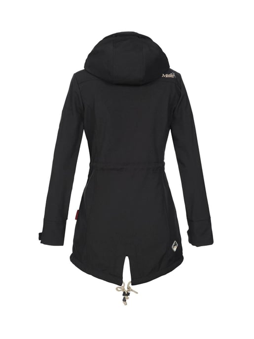 Marikoo lange Damen Steppjacke Abendsternchen mit abnehmbarer Kapuze - Image 3