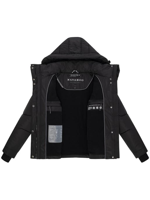 Navahoo Damen Steppjacke Zauberlicht mit Fleecefutter & Kapuze - Image 4