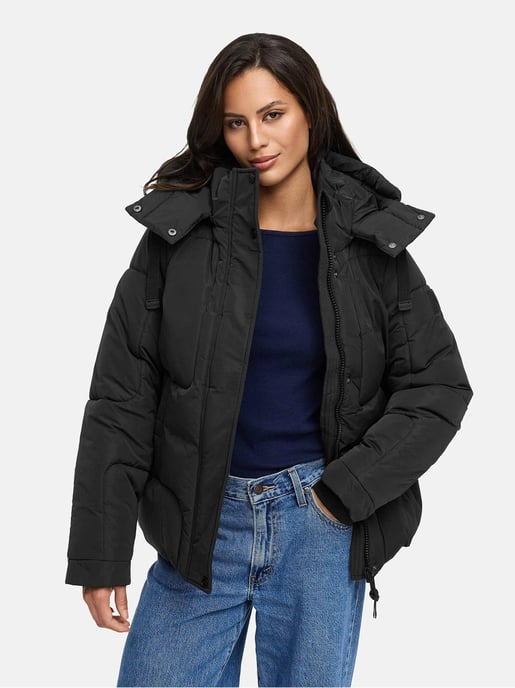 Navahoo Damen Steppjacke Zauberlicht mit Fleecefutter & Kapuze - Image 5