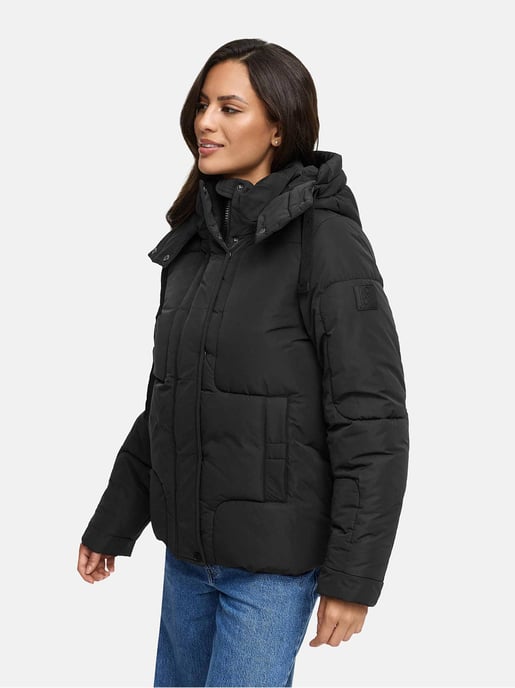 Navahoo Damen Steppjacke Zauberlicht mit Fleecefutter & Kapuze - Image 6