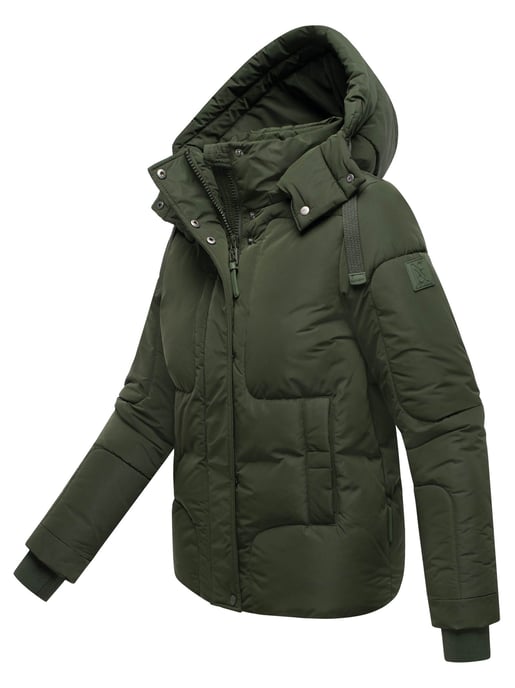 Navahoo Damen Steppjacke Zauberlicht mit Fleecefutter & Kapuze - Image 2