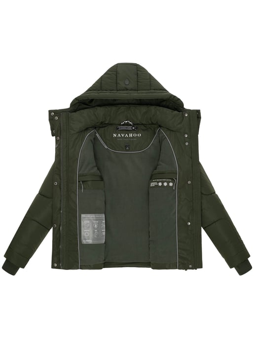 Navahoo Damen Steppjacke Zauberlicht mit Fleecefutter & Kapuze - Image 4
