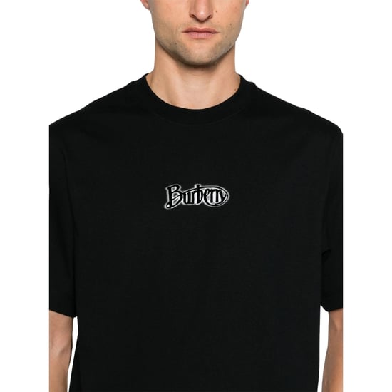 T-shirt In Kohleschwarz Mit Burberry-signaturlogo - Image 4