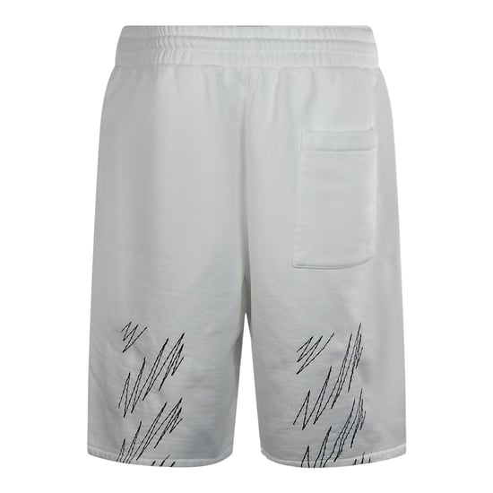 Off-white Stitch Diags Skate Sweatshorts Weiß - Image 3