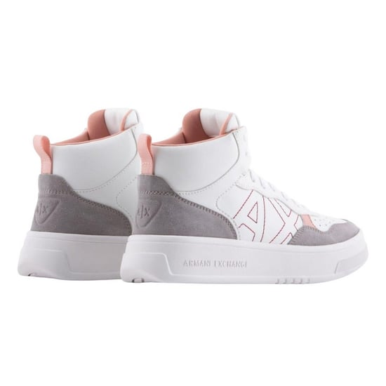 Armani Exchange - Sneaker für Damen, Wildleder (Weiß/Pink) - Image 2