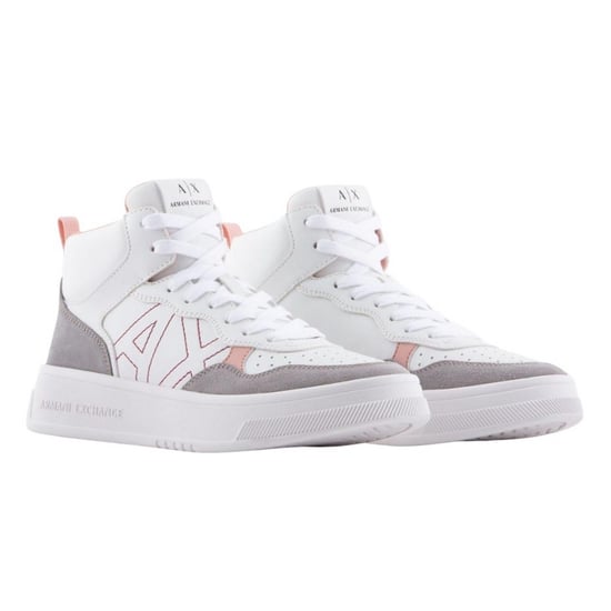 Armani Exchange - Sneaker für Damen, Wildleder (Weiß/Pink) - Image 3