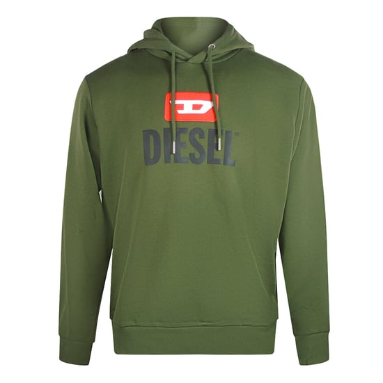 Diesel New D Logo Grüner Hoodie - Image 1