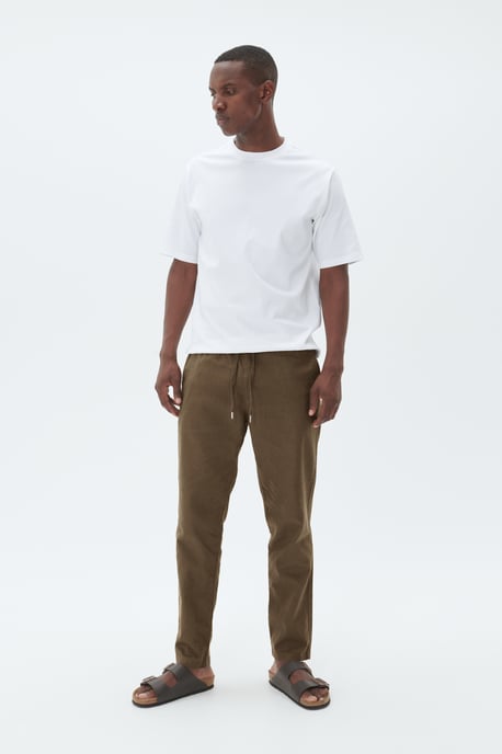 Casual Hose MALinen Casual Hose Gerade Passform - Image 1