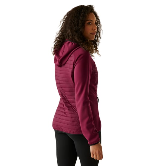 Regatta Damen Anderson Hybridjacke (Dunkelrot) - Image 5