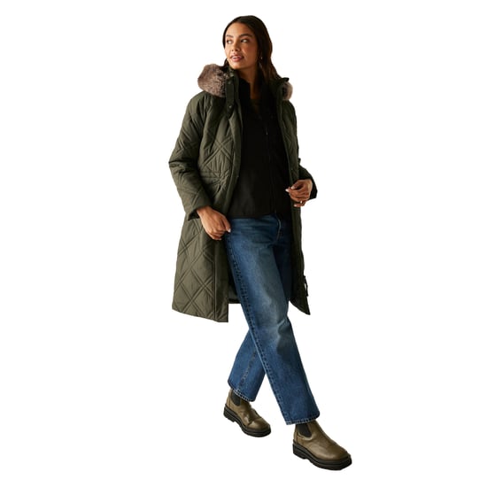 Regatta - "Freyla" Steppjacke für Damen (Dunkel-Khaki) - Image 5
