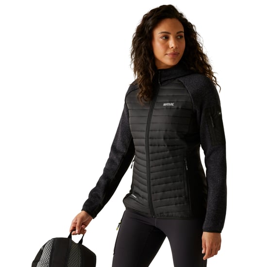 Regatta Damen Anderson Hybridjacke (Schwarz) - Image 4