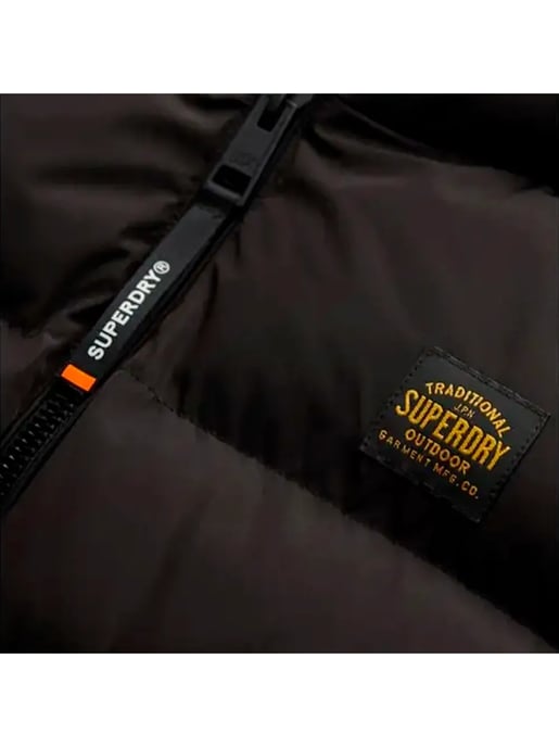 Superdry Herren Essential ärmellose Steppjacke - Image 4