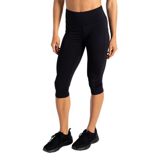 Dare 2B Damen Influential II Einfache 3/4 Leggings (Schwarz) - Image 4