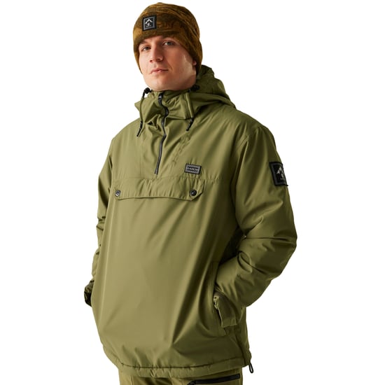 Dare 2B Herren Freeride II Colour Block Überkopf Skijacke (Olivegrün) - Image 5
