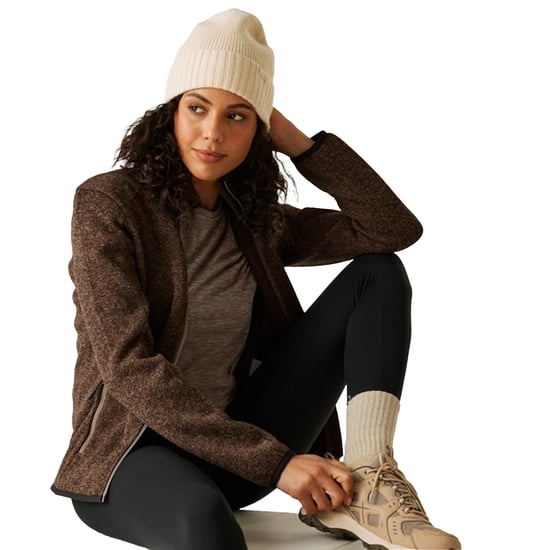 Regatta Damen Newhill Fleecejacke mit vollem Reißverschluss (Mocha) - Image 6